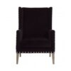 Zensington Fabric Armchair In Black