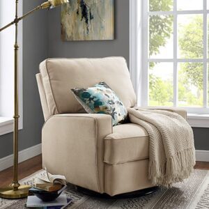 Rylie Fabric Recliner Armchair In Beige