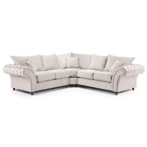 Winston Fabric Corner Sofa Large In Stone