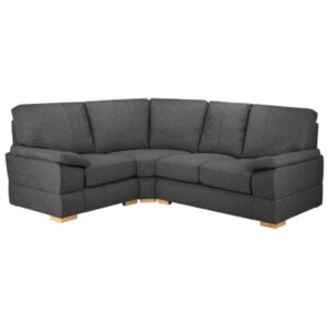 Benton Fabric Left Hand Corner Sofa In Slate